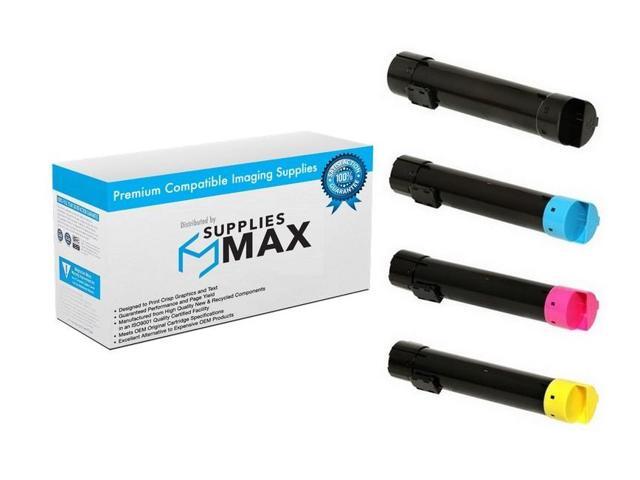 SuppliesMAX Compatible Replacement for Lexmark C930/C935DN/C935DTN/C935HDN Toner Cartridge Combo Pack (BK/C/M/Y) (C930H2MP)