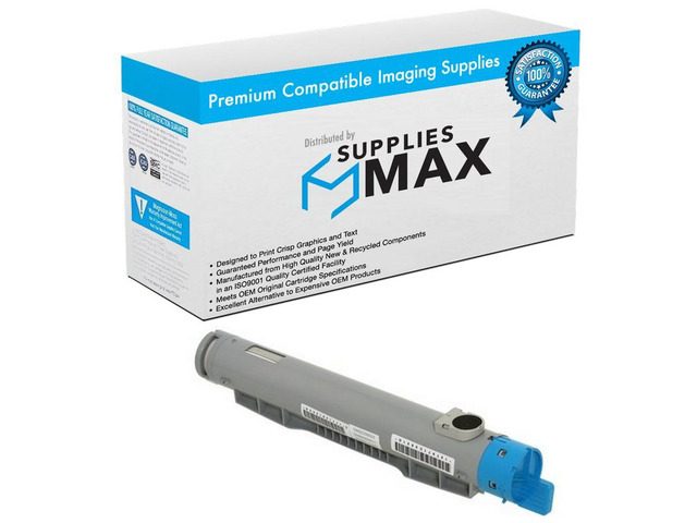 SuppliesMAX Compatible Replacement for Dell 5100CN Cyan Toner Cartridge (8000 Page Yield) (310-5810)