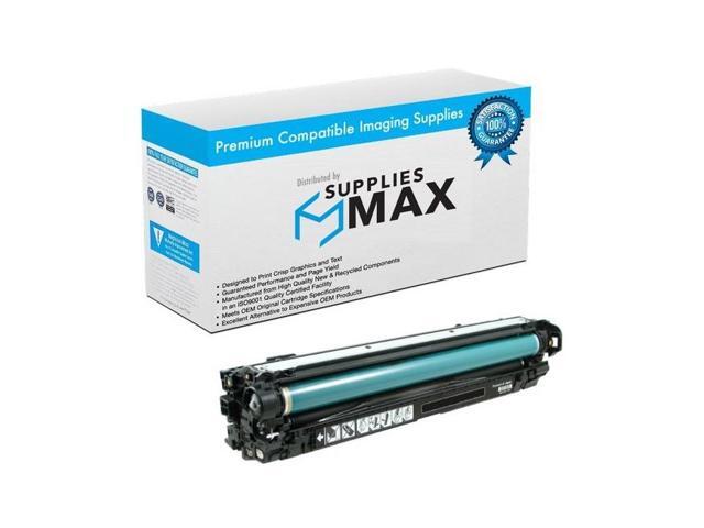 SuppliesMAX Compatible Replacement for HP Color Laser Jet Professional CP-5200/CP-5225/CP-5225DN/CP-5225N Black Toner Cartridge (7000 Page Yield)...