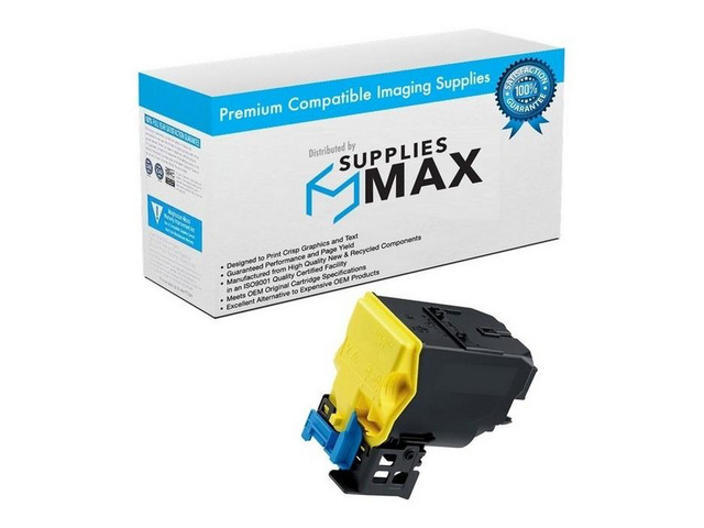 SuppliesMAX Compatible Replacement for Konica Minolta Magicolor 4750/Magicolor 4750DN/Magicolor 4750EN Yellow Toner Cartridge (6000 Page Yield)...