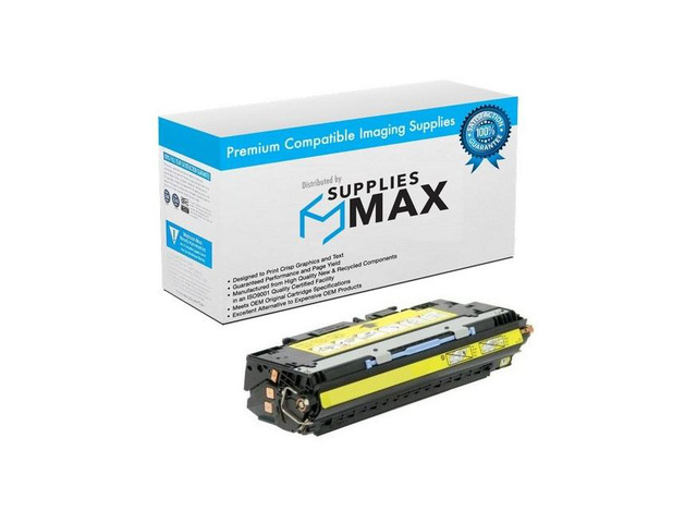 SuppliesMAX Compatible Replacement for HP Color Laser Jet 3500/3500N/3550/3550N Yellow Toner Cartridge (4000 Page Yield) (NO. 309A) (Q2672A)