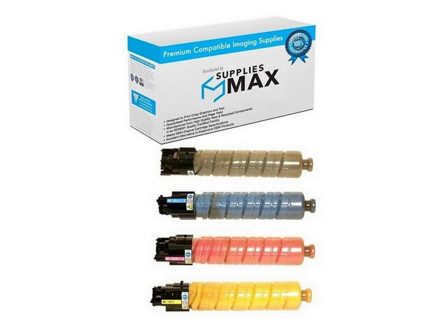 SuppliesMAX Compatible Replacement for Lanier LP-137CN/LP-142CN/LP-142CNHS/LP-142CNHT/LP-142CNHW/SP-C440DN Toner Cartridge Combo Pack (BK/C/M/Y)...