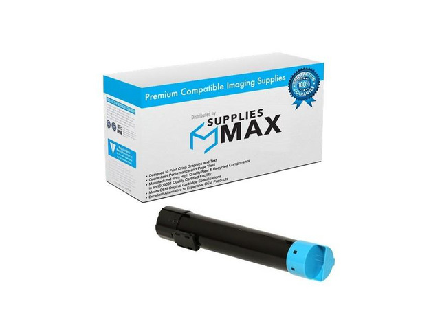 SuppliesMAX Compatible Replacement for Dell C5765DN Cyan Toner Cartridge (12000 Page Yield) (332-2115)
