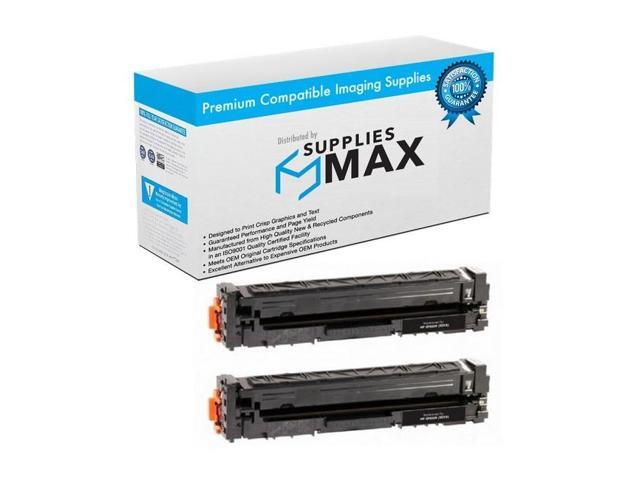 SuppliesMAX Compatible Replacement for HP Color Laser Jet Pro M452DN/M452DW/M452NW/M377DW/M477DW/M477FDN/M477FDW Black Toner Cartridge (2/PK-2300...