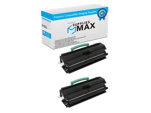 SuppliesMAX Compatible Replacement for Lexmark ES-460DN/XS-463DE/XS-464/XS-466 Extra High Yield Toner Cartridge (2/PK-18000 Page Yield) (24B2818_2PK)