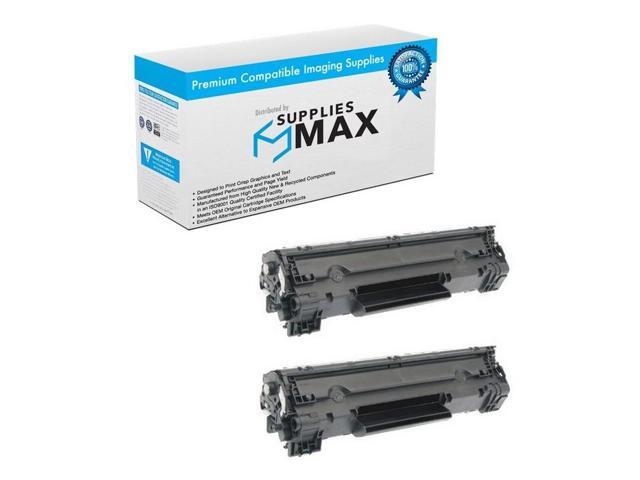 SuppliesMAX Compatible Replacement for HP Laser Jet Pro M1530/M1536DNF/M1537DNF/M1538DNF/M1539DNF/P1566/P1606DN Toner Cartridge (2/PK-2100 Page...