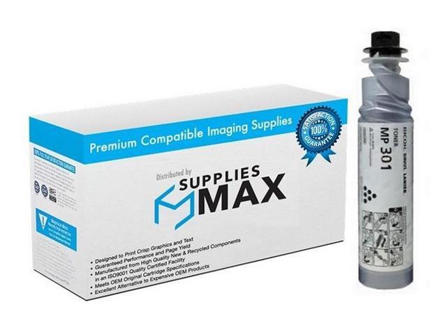SuppliesMAX Compatible Replacement for Lanier MP-301SP/MP-301SPF Black Toner Cartridge (8000 Page Yield) (TYPE MP301) (484-1714)