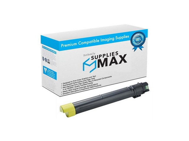SuppliesMAX Compatible Replacement for Lexmark C950de Yellow Toner Cartridge (24000 Page Yield) (C950X2YG)