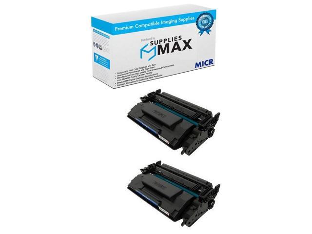 SuppliesMAX Compatible MICR Replacement for HP Laser Jet Enterprise M501/M501N/M506DN/M506N/M506X/M527DN/M527CM/M527Z Toner Cartridge (2/PK-9000...