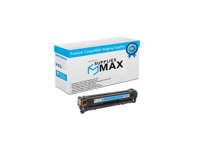 SuppliesMAX Compatible Replacement for HP Color Laser Jet CM-1312/CM-1312nfi/CP-1215/CP-1217/CP-1515N/CP-1518ni Cyan Toner Cartridge (1400 Page...
