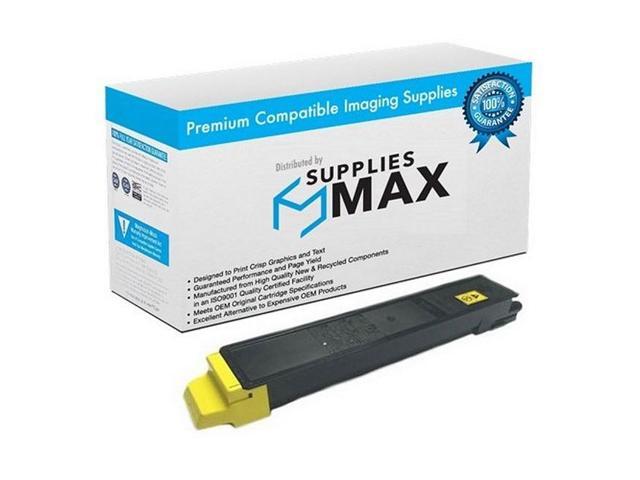 SuppliesMAX Compatible Replacement for Copystar CS-205c/CS-255c Yellow Toner Cartridge (6000 Page Yield) (TK-899Y) (1T02K0ACS0)