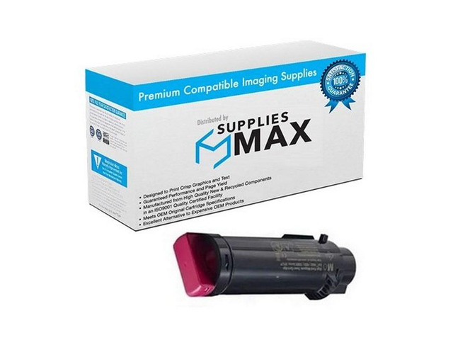 SuppliesMAX Compatible Replacement for Dell H625CDW/H825DW/S2825CDN Magenta Toner Cartridge (2500 Page Yield) (593-BBOY)