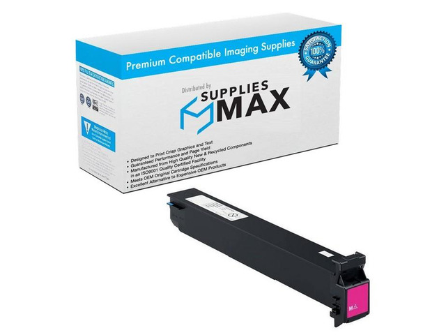 SuppliesMAX Compatible Replacement for Konica Minolta bizhub C451/bizhub C550/bizhub C650 Magenta Toner Cartridge (27000 Page Yield) (TN-611M)...