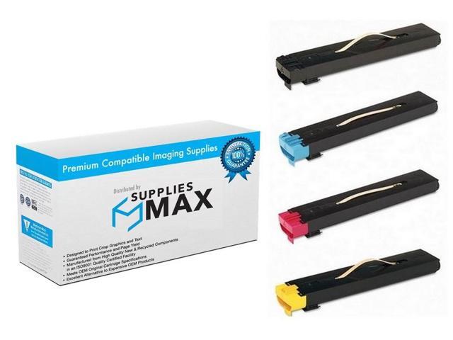 SuppliesMAX Remanufactured Replacement for Color 550/Color 560/Color 570 Series Toner Cartridge Combo Pack (BK/C/M/Y) (006R0152MP)