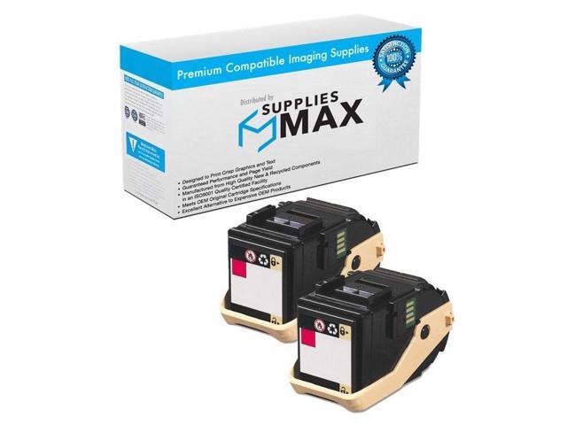 SuppliesMAX Remanufactured Replacement for Phaser 7100/Phaser 7100DN/Phaser 7100N Series Magenta Toner Cartridge (2/PK-4500 Page Yield) (106R02603)