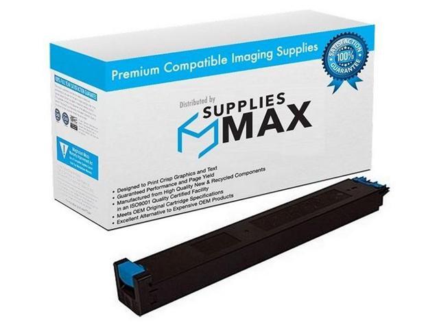 SuppliesMAX Compatible Replacement for Sharp MX-2300N/MX-2700G/MX-2700N/MX-3500N/MX-3501N/MX-4500N/MX-4501N Cyan Toner Cartridge (15000 Page Yield)...