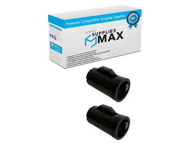 SuppliesMAX Compatible Replacement for Dell H815DW/S2810DN/S2815DN Black High Yield Toner Cartridge (2/PK-6000 Page Yield) (469-5234)