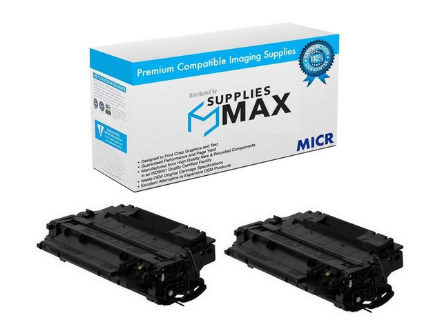 SuppliesMAX Compatible Replacement for Troy MICR 3015/3015DN/3015EX/Secure 3015/DXI-3015/EX-3015 Toner Cartridge (2/PK-12500 Page Yield)...
