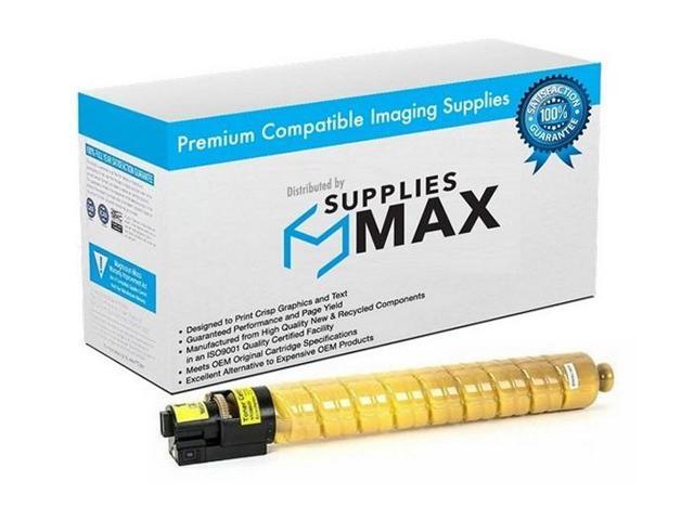 SuppliesMAX Compatible Replacement for Gestetner Corp MP-C300/MP-C300SR/MP-C400/MP-400SR/MP-C401 Yellow Toner Cartridge (10000 Page Yield) (TYPE...