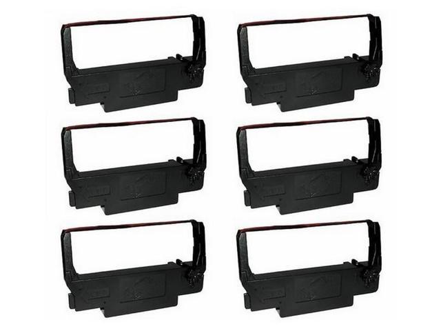 SuppliesMAX Compatible Replacement for NCR 7455/K910 Black/Red P. O.S. Printer Ribbons (6/PK) (123550)