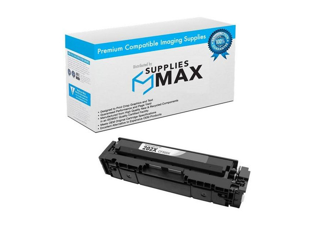 SuppliesMAX Compatible Replacement for HP Color Laser Jet M254DW/M254NW/M280NW/M281CDW/M281FDN/M281FDW Black High Yield Toner Cartridge (3200 Page...