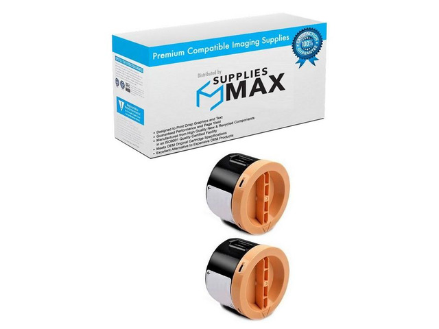 SuppliesMAX Remanufactured Replacement for Phaser 3010/Phaser 3040B/WorkCentre 3045 Series Toner Cartridge (2/PK-2300 Page Yield) (106R02180_2PK)