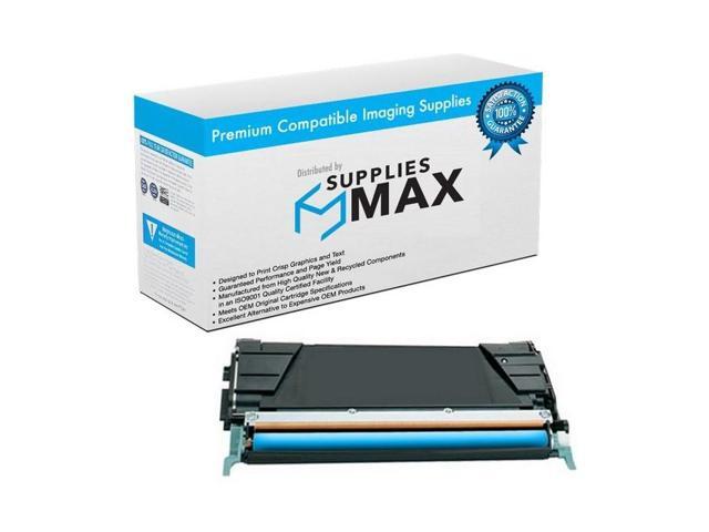 SuppliesMAX Compatible Replacement for Lexmark C520N/C530DN Cyan Extra High Yield Toner Cartridge (7000 Page Yield) (C5202CS)