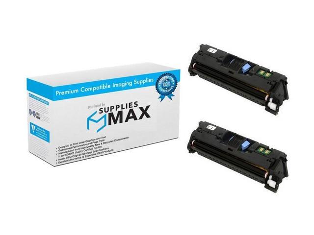 SuppliesMAX Compatible Replacement for Canon LBP-5200 Black Toner Cartridge (2/PK-5000 Page Yield) (EP-701BK) (9287A003AA_2PK)
