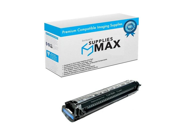 SuppliesMAX Compatible Replacement for HP Color Laser Jet 8500N/8500DN/8550N/8550DN/8550GN Cyan Toner Cartridge (8500 Page Yield) (C4150A)