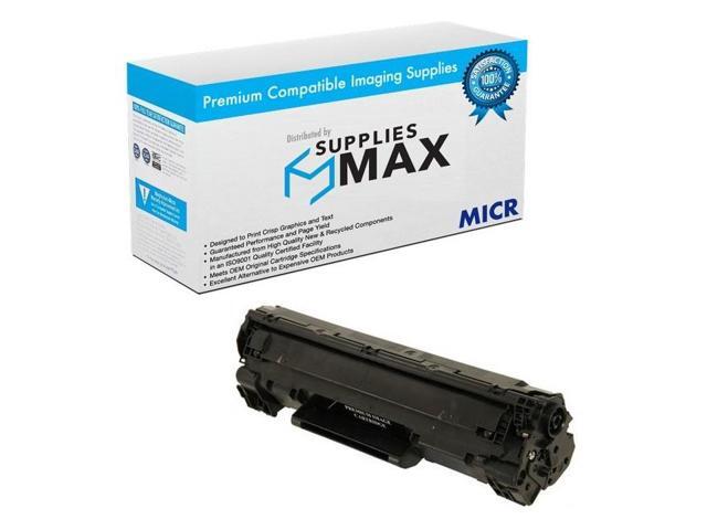 SuppliesMAX Compatible MICR Replacement for HP Laser Jet P1002/P1003/P1004/P1005/P1006/P1009 Toner Cartridge (1500 Page Yield) (NO. 35A) (CB435A)