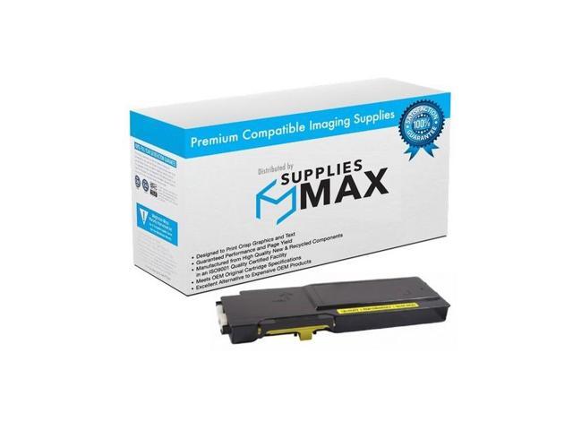 SuppliesMAX Compatible Replacement for Dell C2660DN/C2665DNF Yellow Toner Cartridge (4000 Page Yield) (593-BBBR)