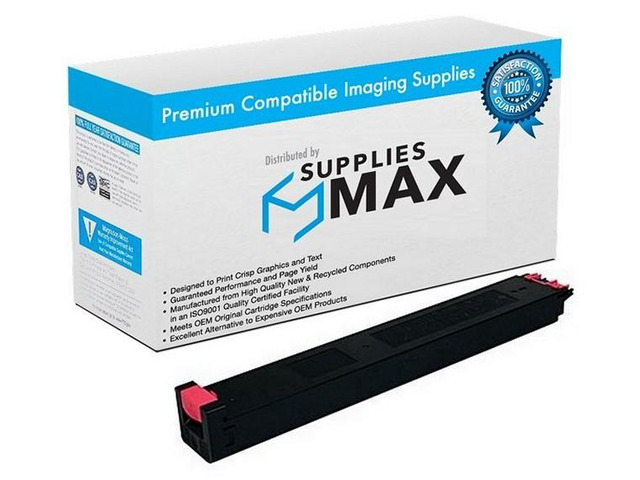 SuppliesMAX Compatible Replacement for Sharp MX-2300N/MX-2700G/MX-2700N/MX-3500N/MX-3501N/MX-4500N/MX-4501N Magenta Toner Cartridge (15000 Page...