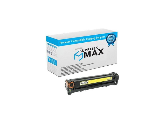 SuppliesMAX Compatible Replacement for Canon LBP-5050/MF-8030CN/MF-8040CN/MF-8050CN/MF-8080CN Yellow Toner Cartridge (1500 Page Yield) (CRG-116Y)...