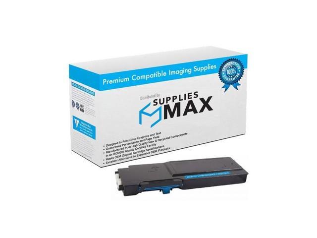 SuppliesMAX Compatible Replacement for Dell C2660DN/C2665DNF Cyan Toner Cartridge (4000 Page Yield) (593-BBBT)