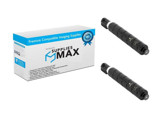 SuppliesMAX Compatible Replacement for Canon imageRUNNER ADVANCE C3325i/C3330i/C3520i/C3530i/DX-C3725i/DX-C3730i/DX-C3835i Black Toner Cartridge...
