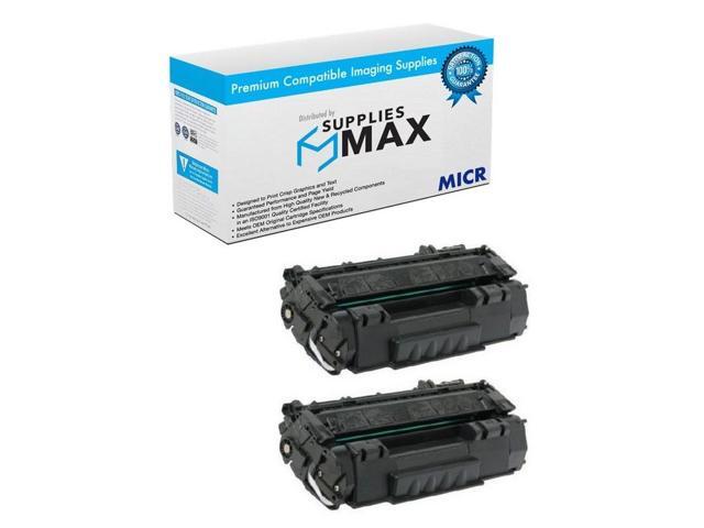 SuppliesMAX Compatible MICR Replacement for Canon imageCLASS LBP-3300/LBP-3330/LBP-3360 Black Toner Cartridge (2/PK-2500 Page Yield) (0266B001AA_2PK)