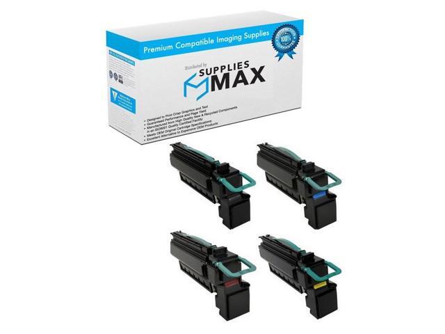 Compatible Lexmark X792DE/X792DTE/X792DTFE/X792DTME/X792DTPE/X792DTSE High Yield Toner Cartridge Combo Pack (BK/C/M/Y) (X792-COMBO)