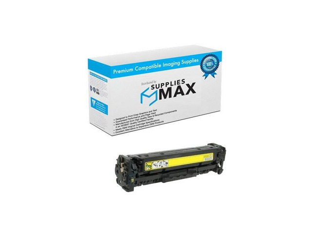 SuppliesMAX Compatible Replacement for Canon LBP-7200/LBP-7660/LBP-7680/MF-724/MF-722/MF-726/MF-729/MF-8350/MF-8380/MF-8580 Yellow Toner Cartridge...