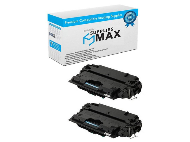 SuppliesMAX Compatible Replacement for HP Laser Jet 5200/5200DTN/5200LE/5200N/5200TN Toner Cartridge (2/PK-12000 Page Yield) (NO. 16A) (Q7516AD)