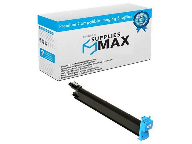 SuppliesMAX Compatible Replacement for Konica Minolta bizhub C250/bizhub C250P/bizhub C252/bizhub C252P Cyan Toner Cartridge (12000 Page Yield)...