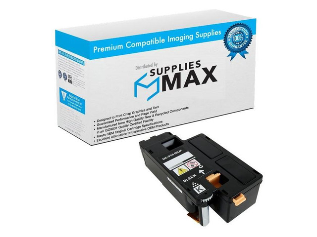 SuppliesMAX Compatible Replacement for Dell E525DW/E525W Black Toner Cartridge (