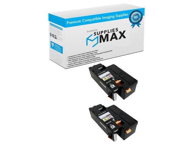 SuppliesMAX Compatible Replacement for Dell E525DW/E525W Black Toner Cartridge (2/PK-2000 Page Yield) (469-5236)