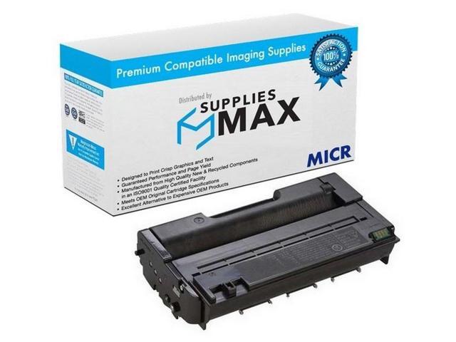 SuppliesMAX Compatible MICR Replacement for Lanier SP-3500N/SP-3500SF/SP-3510DN/SP-3510SF Toner Cartridge (6400 Page Yield) (TYPE SP3500XA) (480-6989)