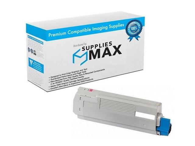 SuppliesMAX Compatible Replacement for Okidata C5500n/C5650dn/C5650n/C5800Ldn Series Magenta Toner Cartridge (5000 Page Yield) (TYPE C8) (43324402)