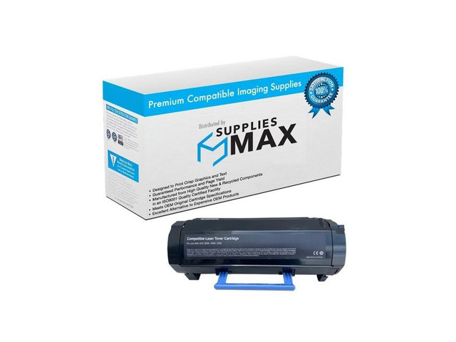 SuppliesMAX Compatible Replacement for Dell S2830DN Black Jumbo High Yield Toner Cartridge (20000 Page Yield) (JHY2830)