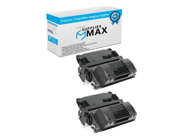 SuppliesMAX Compatible Replacement for HP P4015DN/P4015N/P4015TN/P4015X/P4515N/P4515TN/P4515XM Toner Cartridge (2/PK-24000 Page Yield) (NO.64X)...