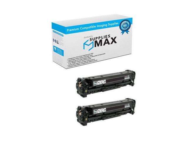 SuppliesMAX Compatible Replacement for HP Laser Jet Pro 200 Color M251N/M251NW/M276N/M276NW Black High Yield Toner Cartridge (2/PK-2400 Page Yield)...