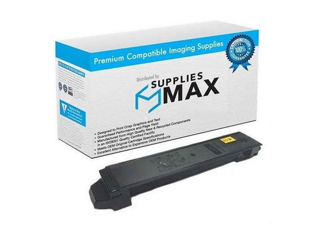 SuppliesMAX Compatible Replacement for Kyocera Mita FS-C8020/FS-C8025/FS-C8520/FS-C8525-MFP/TASKalfa 205C/TASKalfa 255C Black Toner Cartridge...