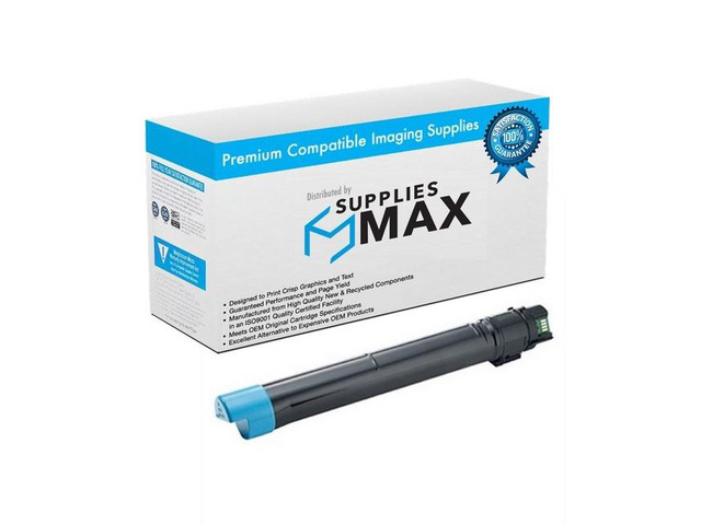 SuppliesMAX Compatible Replacement for Dell 7130CDN Cyan Toner Cartridge (20000 Page Yield) (330-6138)