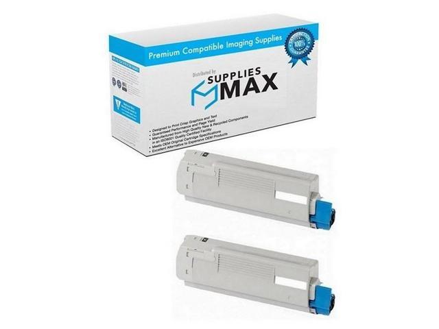 SuppliesMAX Compatible Replacement for Okidata C8600DN/C8600DTN/C8600N/C8800DN/C8800DTN/C8800N Black Toner Cartridge (2/PK-6000 Page Yield)...